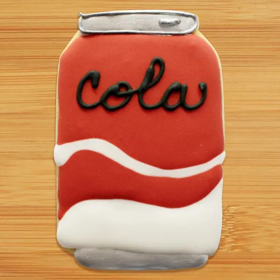 Soda Beer Can Cookie Cutter 4 in, CookieCutter.com, Tin Plated Steel, Handmade in the USA {3}
