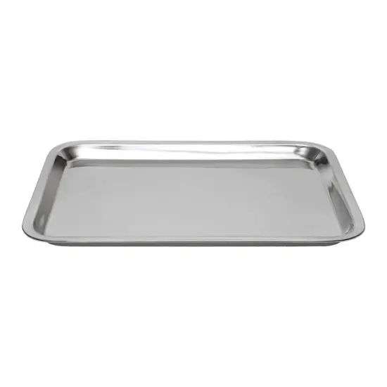 Stainless Steel Cookie Sheet Pan Serving Tray 6.75 x 12.125 in {1}