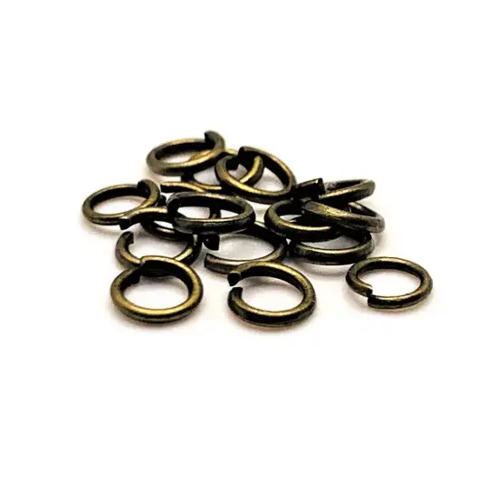 100, 500 or 1,000 Pieces: 4 mm Bronze Open Jump Rings, 21g {1}