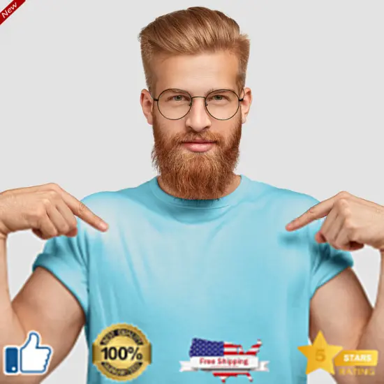 Short Sleeve Crewneck T-Shirts For Adult | RADYAN&reg; Pacific blue {1}