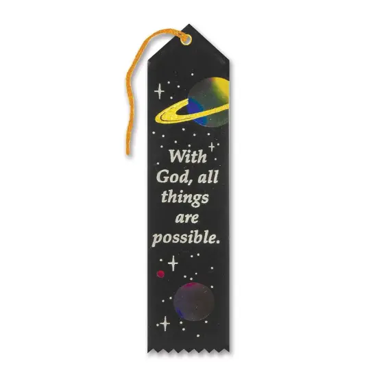 With God, All Things Are Possible Ribbon (Pack of 6) {1}