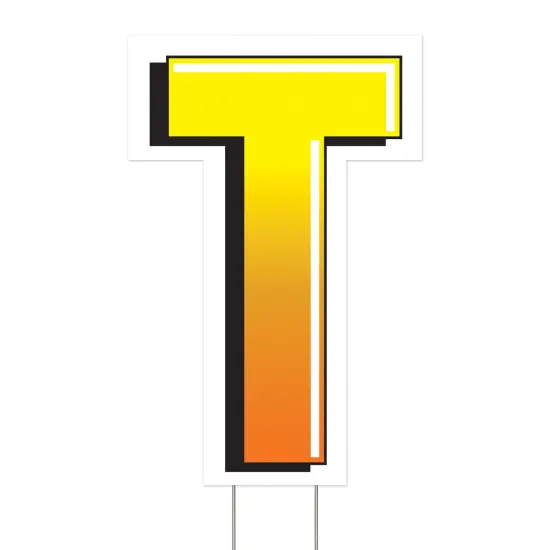 PlasticTYard Sign, (Pack Of 3) {1}