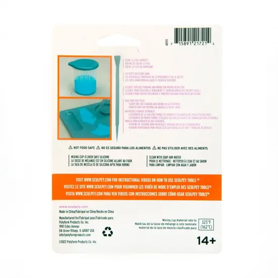 Sculpey Silicone Mixed Cup Set {2}