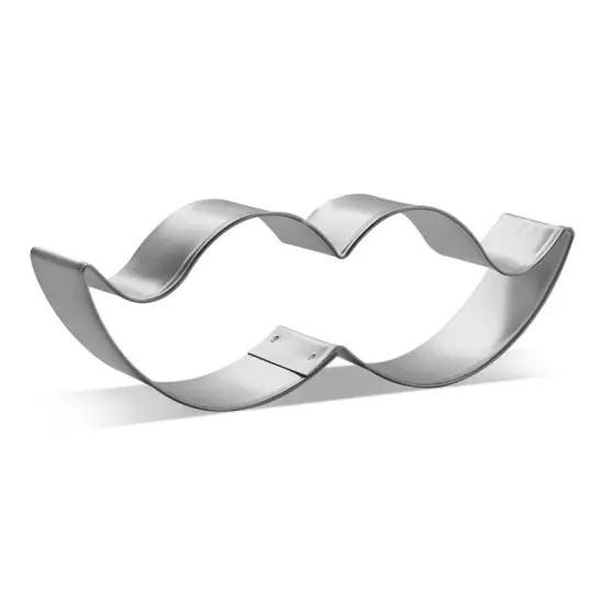 Mustache / Moustache Cookie Cutter 4.75 in, CookieCutter.com, Tin Plated Steel, Handmade in the USA {1}