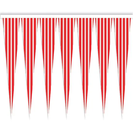 Striped Pennant Banner (Pack of 12) {1}