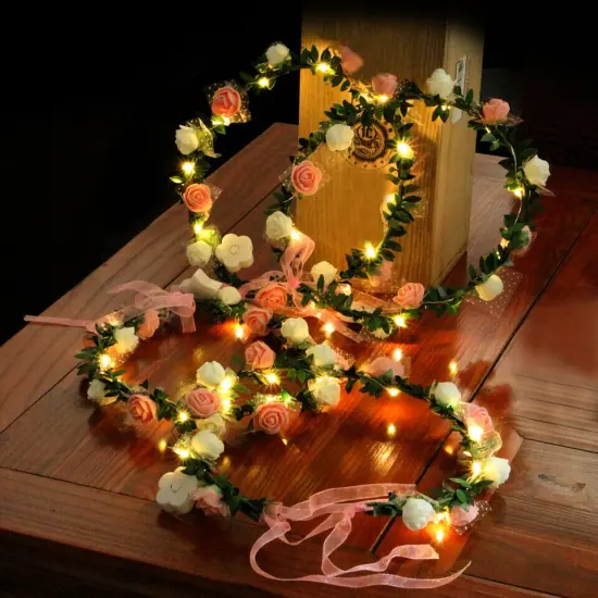 Novelty Place Light Up Flower Headband {2}