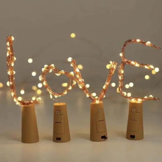 2m Wine Bottle Fairy String Lights 10 Pack Warm white {2}