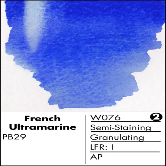 Grumbacher Finest&trade; Watercolor French Ultramarine {2}