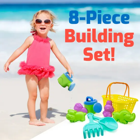 USA Toyz Animal Beach Toys for Toddlers - 8pk {4}