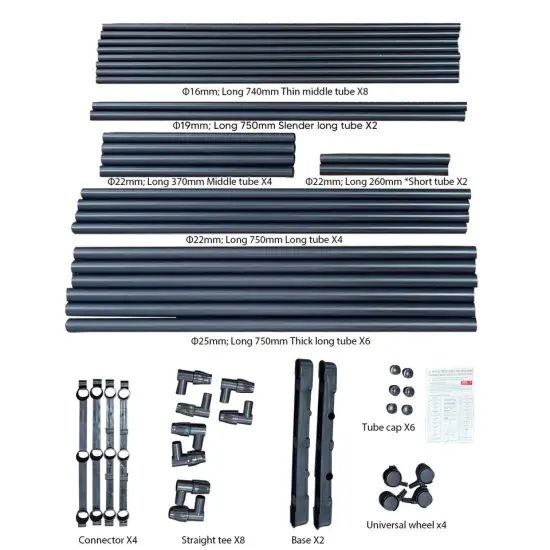 Heavy Duty Clothing Garment Rack Rolling Clothes Organizer Double Rails Hanging {4}