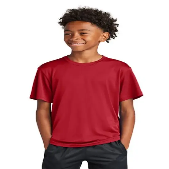 Sport-Tek&reg; Youth Crewneck Short Sleeve PosiCharge Competitor Tee True red {1}