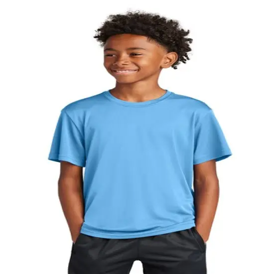 Sport-Tek&reg; Youth Crewneck Short Sleeve PosiCharge Competitor Tee Carolina blue {1}