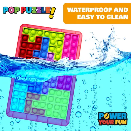 Power Your Fun Pop Puzzle Popper Fidget Game - Red {3}
