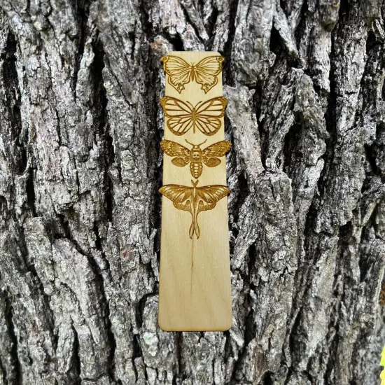 Bookmark - Moth and Butterfly - Bookmark {3}