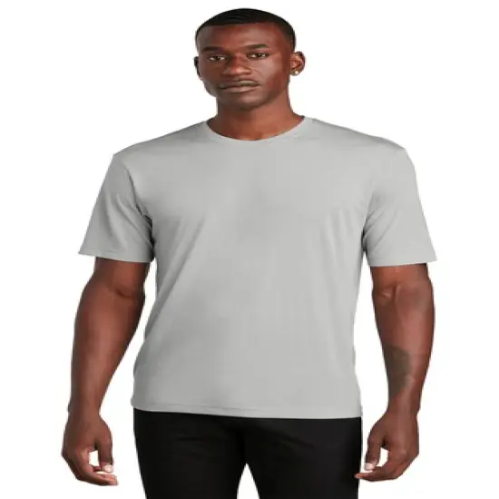Sport-tek - Experience Ultimate Softness Cotton Tee Silver {1}