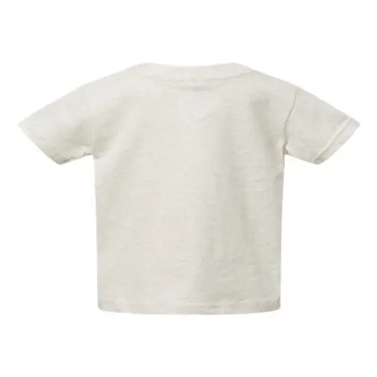 Rabbit Skins&reg; Infant Fine Jersey Short Sleeve Crew Neck Tee - 3322 Natural Heather {2}