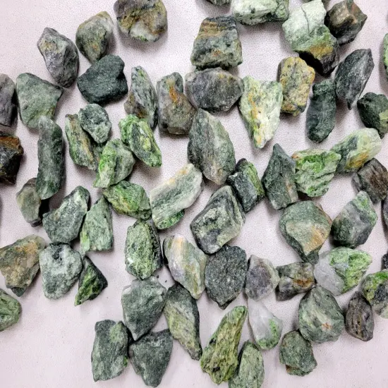 Rough Diopside Crystal Stones from Brazil - Bulk Raw Crystals {6}