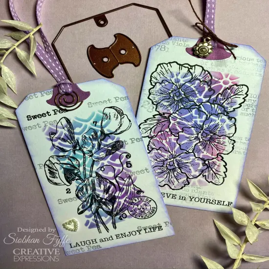 Woodware Clear Stamps 3"X4"-Singles Mini Violet {4}