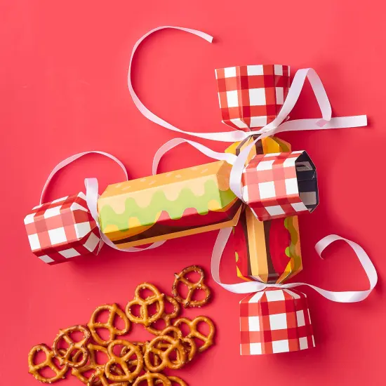 Big Dot of Happiness Fire Up the Grill - No Snap Summer BBQ Picnic Party Table Favors - DIY Cracker Boxes - Set of 12 {3}