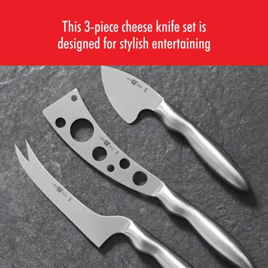 ZWILLING Collection 3-pc Cheese Knife Set for Charcuterie Board, Gift Set {3}