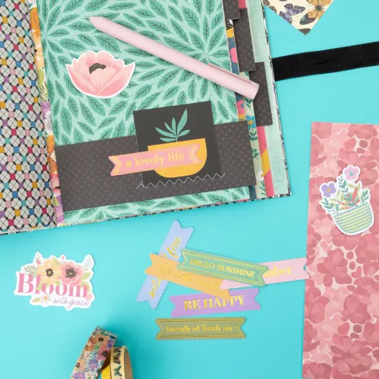 American Crafts April And Ivy Ephemera Die-Cuts 60/Pkg-Journaling, Gold Foil {4}