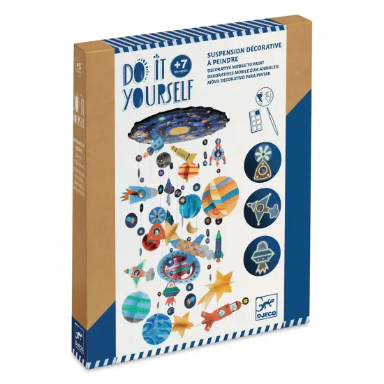 Djeco Do It Yourself Decorative Mobile Kit - Solar System {1}
