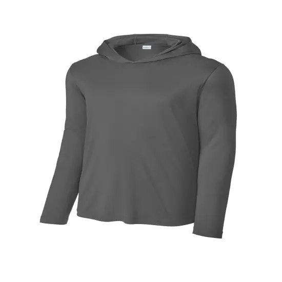 Sport-Tek&reg; Long Sleeve Hoodies For Adult White {2}