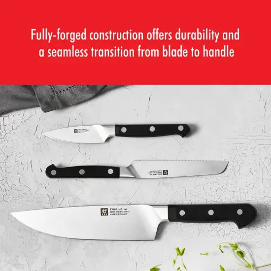 ZWILLING Pro 7-pc Knife Block Set with In-Drawer Knife Tray {6}