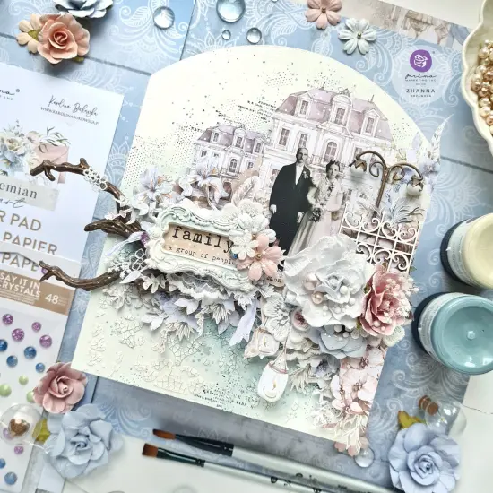 Bohemian Heart Say It In Crystals-Assorted Dots 46/Pkg {5}