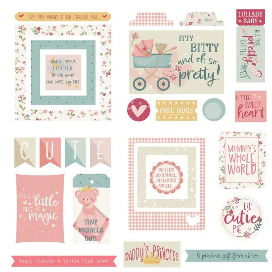 Sweet Little Princess Ephemera Cardstock Die-Cuts {3}