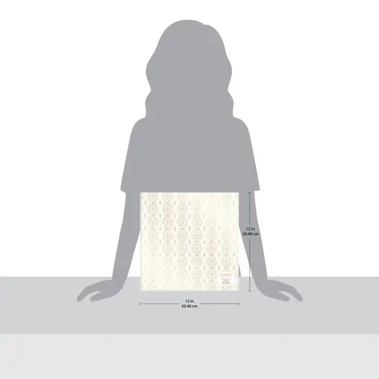 American Crafts Hello Little Girl Specialty Paper 12"X12"-Poppy And Pear {4}