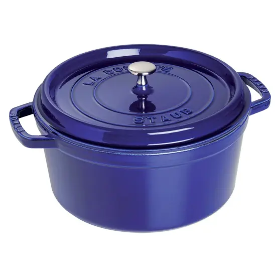 STAUB Cast Iron 5.5-qt Round Cocotte {3}
