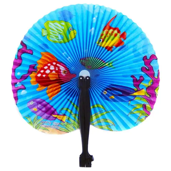Sea Life Folding Fans | Fans for Kids, Goodie Bag Filler 10 in | Raheev&reg; {2}