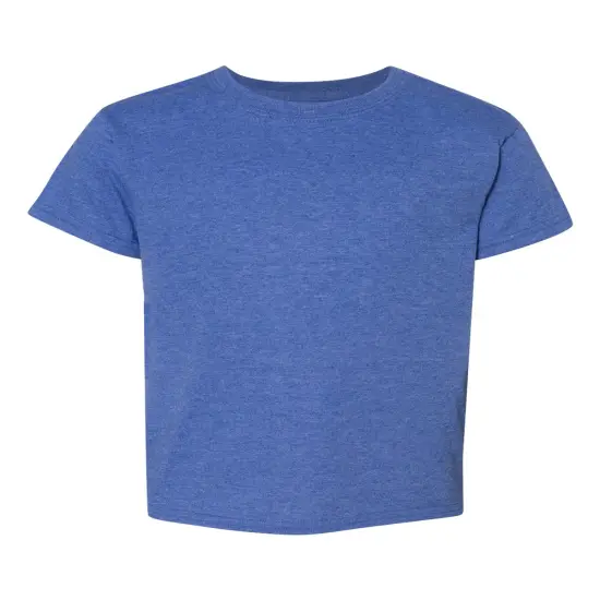 Gildan&reg; Dryblend Youth Crewneck Short Sleeve T-Shirt Heather deep royal {1}