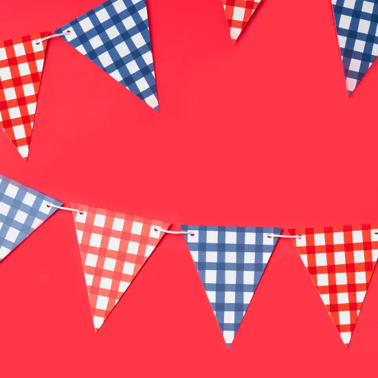 Big Dot of Happiness Fire Up the Grill - DIY Summer BBQ Picnic Party Pennant Garland Decoration - Triangle Banner - 30 Pieces {3}