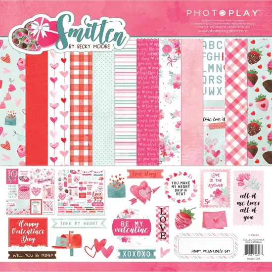 PhotoPlay Collection Pack 12"X12"-Smitten {1}