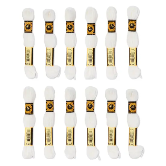 DMC Tapestry Wool - Simply White, 8 m, Pkg of 12 {1}