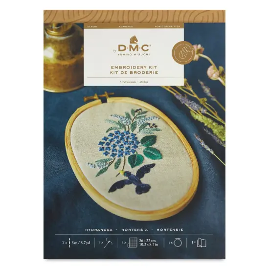 DMC The Designer Collection Embroidery Kits - &ldquo;Hydrangea&rdquo; by Yumiko Higuchi, Advanced {1}