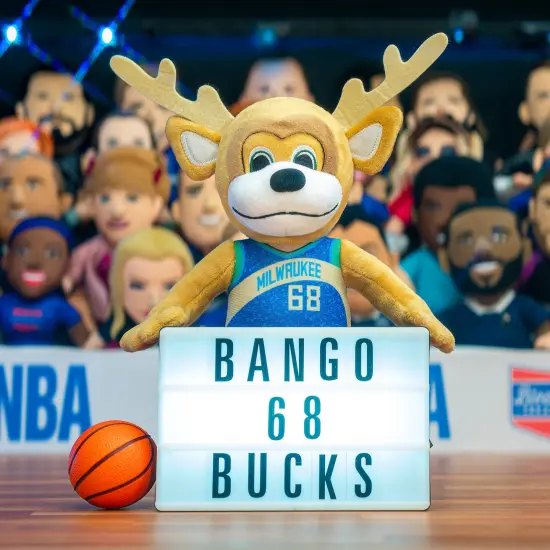 Bleacher Creatures Milwaukee Bucks Bango 10" Mascot Plush Figure (City Edition) {2}