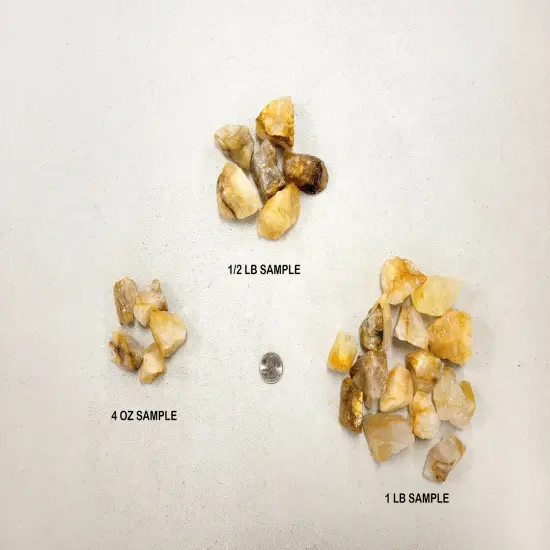 Golden Healer Quartz From Madagascar - Bulk Raw Crystals {4}