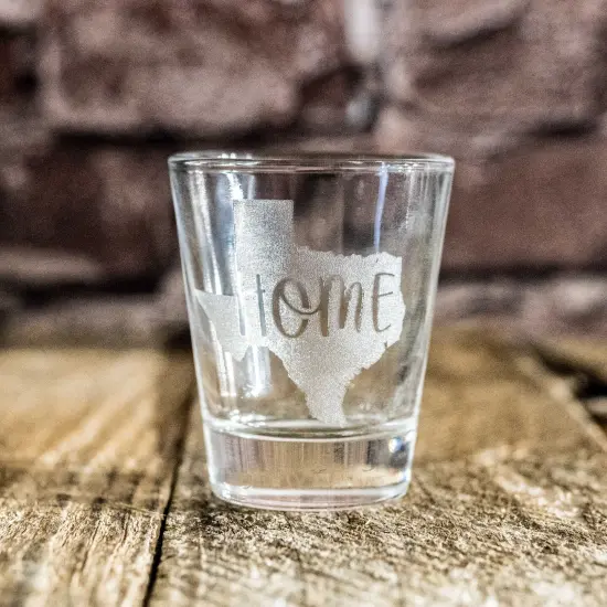2oz State Home - Texas Shot glass {1}