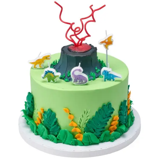 Dinosaur Shaped Candles, 5pc {4}