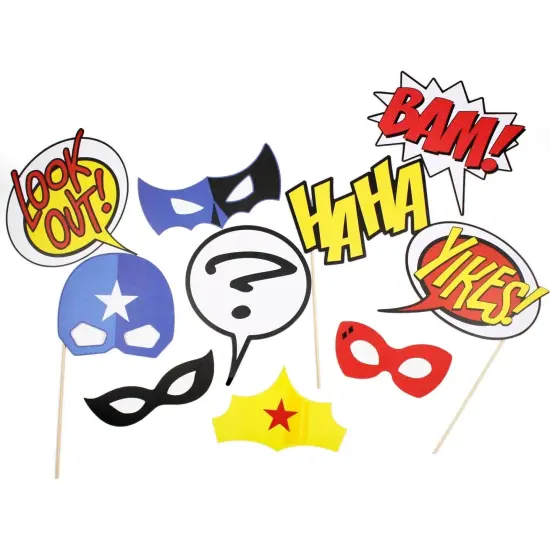 Photo Booth Stick Prop 12 inches to 15 inches long | Best Style with Unique and Trendy Stick Props | RAHEEV&reg; {4}