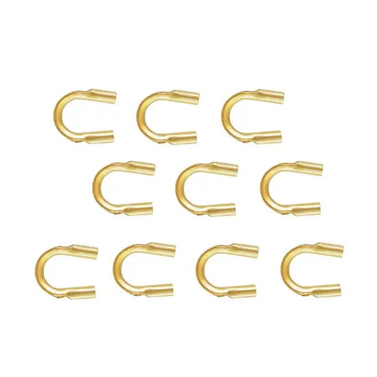 JewelrySupply Gold Filled Wire Protector Guard .021" Hole (Package of 10) {2}