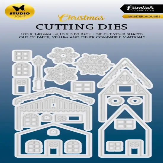 Studio Light Essentials Cutting Die-Nr. 567, Winter Houses {1}