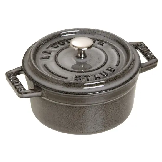 STAUB Cast Iron 0.25-qt Mini Round Cocotte {3}