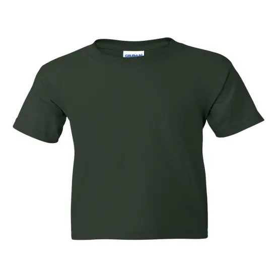 Gildan&reg; Dryblend Youth Crewneck Short Sleeve T-Shirt Forest green {1}
