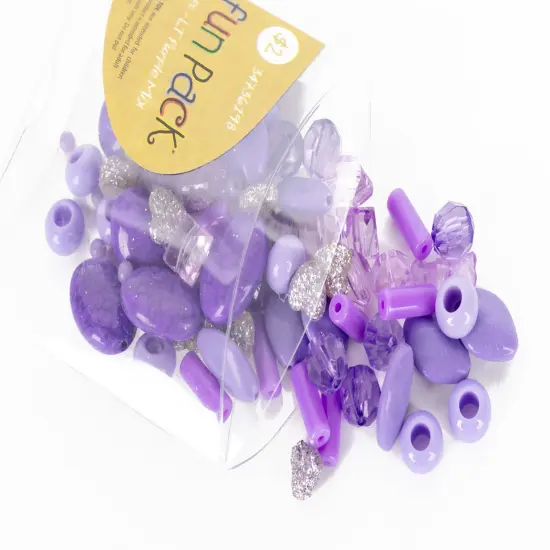 CousinDIY Fun Pack Bead Mix-Light Purple Mix {4}