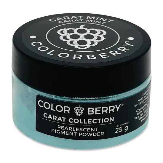 Colorberry Carat Collection Dry Resin Pigment - Mint, 25 g, Jar {1}