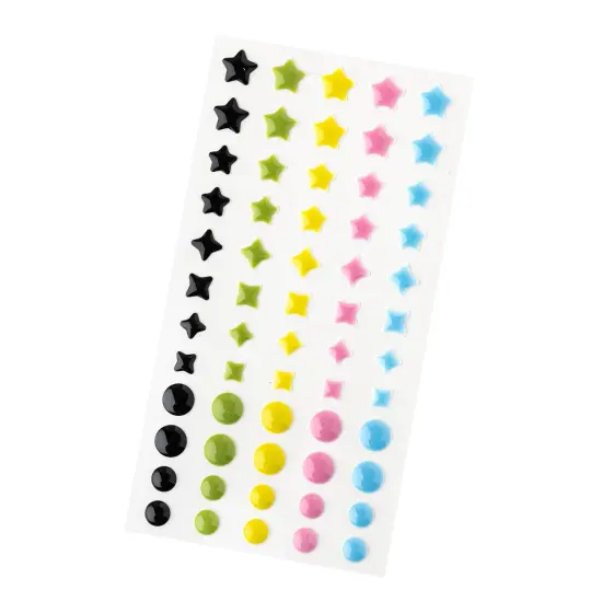American Crafts Whatevs Enamel Dots-60/Pkg {6}